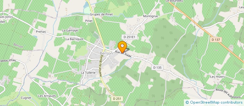 localisation de l'entreprise MULTISERVICES BATIMENT BLAYAIS  BERSON