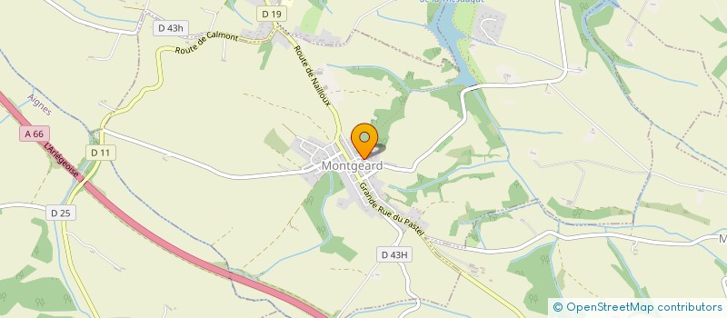 localisation de l'entreprise MULTISERVICES DE L AUTAN  MONTGEARD