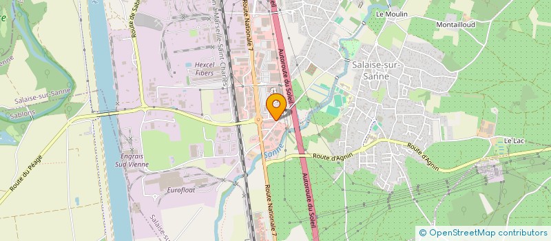 localisation de l'entreprise MULTISERVICES DE SALAISE SUR SANNE  SALAISE-SUR-SANNE