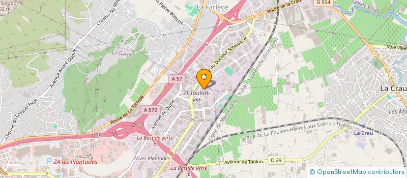 localisation de l'entreprise MULTISERVICES DU BATIMENT à LA GARDE