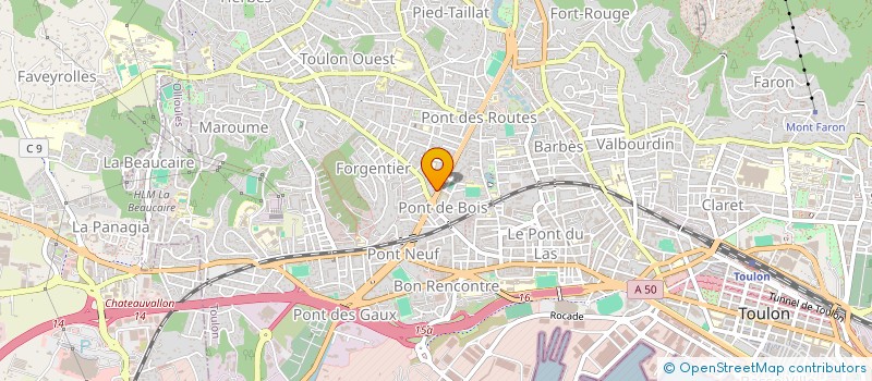 localisation de l'entreprise MULTISERVICES DU SUD  TOULON