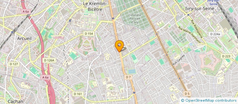 localisation de l'entreprise MULTISERVICES LEO LAGRANGE  VILLEJUIF