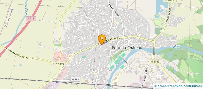 localisation de l'entreprise MULTISERVICES.N.F  GLAINE-MONTAIGUT