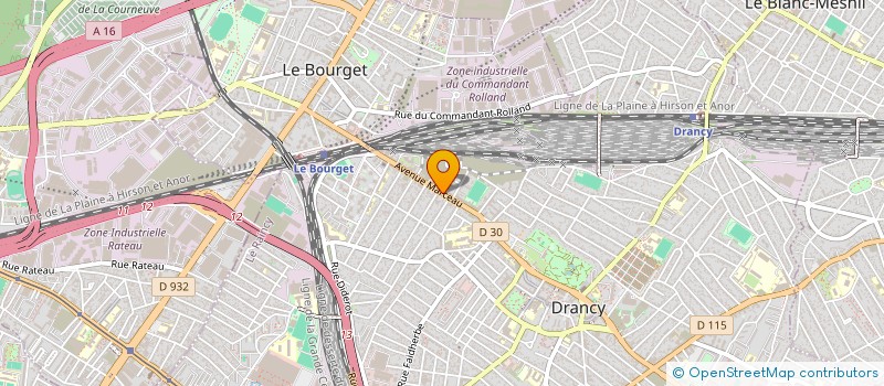 localisation de l'entreprise MULTISERVICES NETTOYAGE à DRANCY
