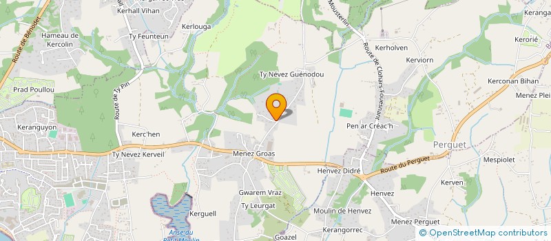 localisation de l'entreprise MULTISERVICES SAS  BENODET