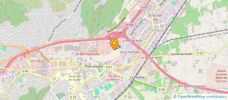 localisation de l'entreprise MULTISERVICES VAROISE à LA GARDE