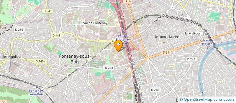localisation de l'entreprise MULTISHOP & PLUS à SAINT-MANDE