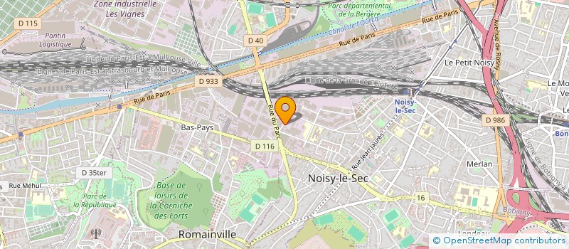 localisation de l'entreprise MULTISOL à NOISY-LE-SEC