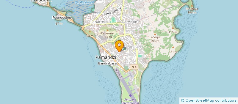 localisation de l'entreprise MULTISOLUTIONS à PAMANDZI