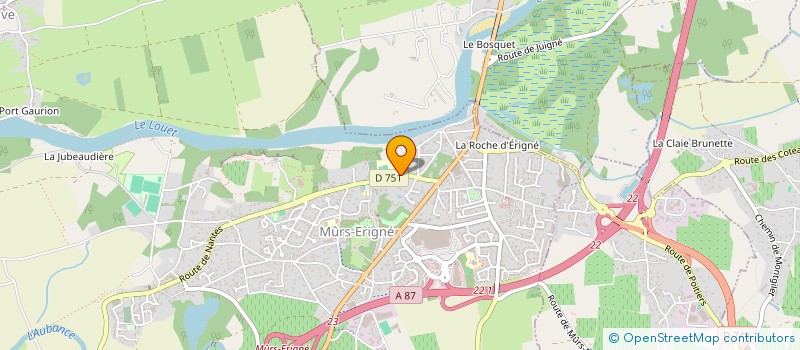 localisation de l'entreprise MULTISPORTS CENTRE BOUESSE  MURS-ERIGNE