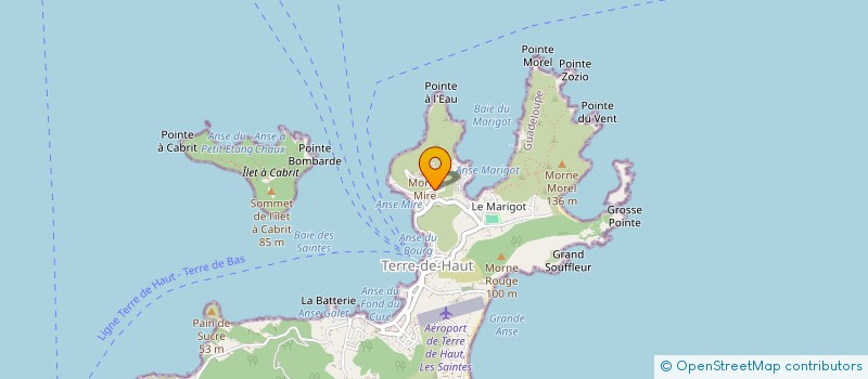 localisation de l'entreprise MULTISPORTS ET BIEN-ETRE SAINTOIS à TERRE-DE-HAUT