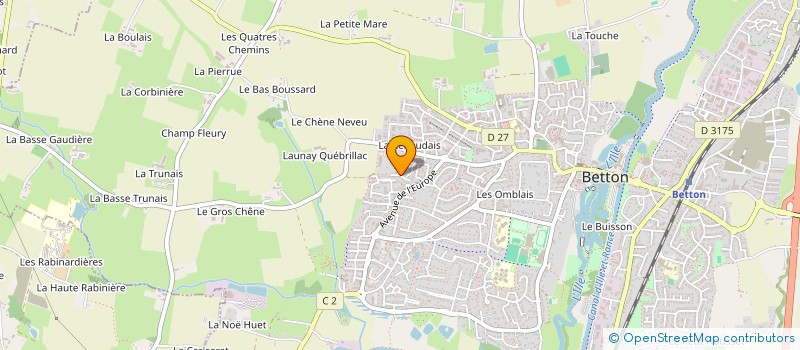 localisation de l'entreprise MULTISPORTS LOISIR BETTON  BETTON