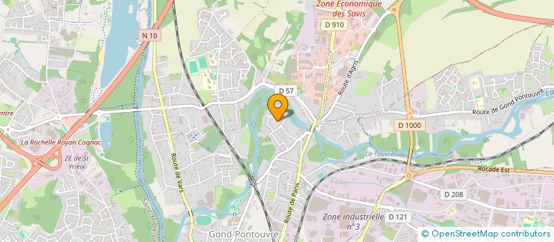 localisation de l'entreprise MULTITECH 16  GOND-PONTOUVRE