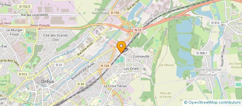 localisation de l'entreprise MULTITECH AMOURETTE à DREUX