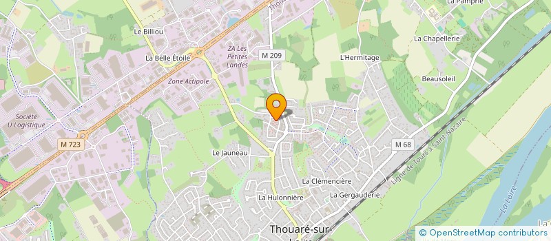 localisation de l'entreprise MULTITECH SERVICES44  THOUARE-SUR-LOIRE