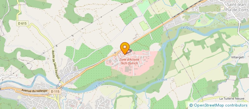localisation de l'entreprise MULTITECHNIQUE CERETANE DU VALLESPIR à CERET