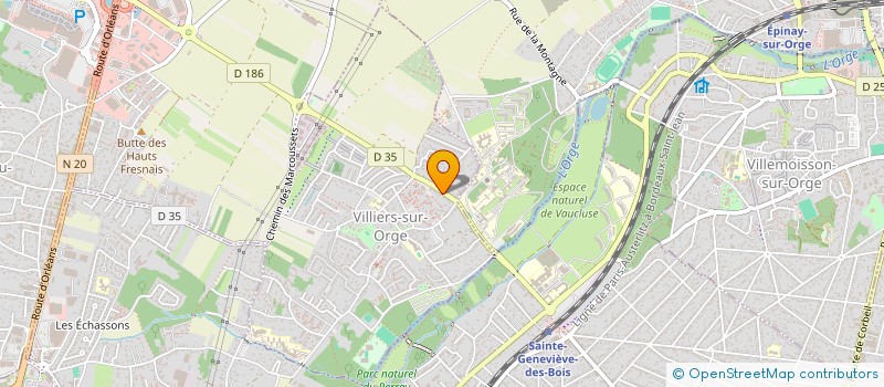 localisation de l'entreprise MULTITEK à VILLIERS-SUR-ORGE