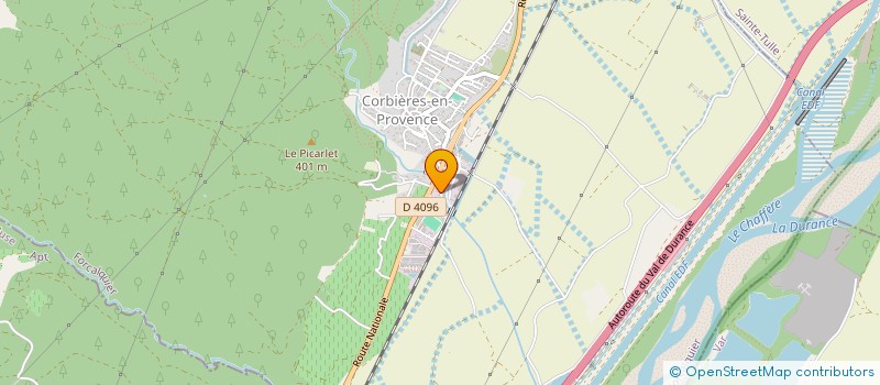 localisation de l'entreprise MULTITRAVAUX A CORBIERES DANS LES ALPES à CORBIERES-EN-PROVENCE