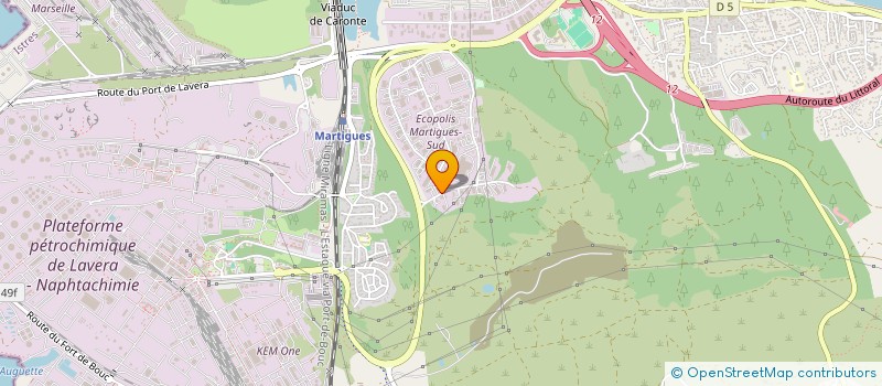 localisation de l'entreprise MULTITRAVAUX SOIXANTE DEUX à MARTIGUES