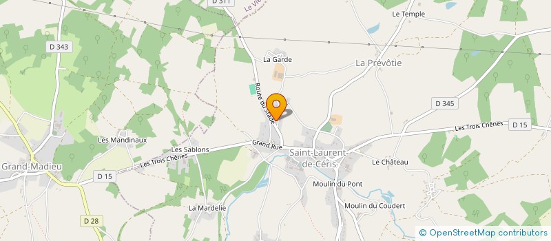 localisation de l'entreprise MULTITUDE à SAINT-LAURENT-DE-CERIS