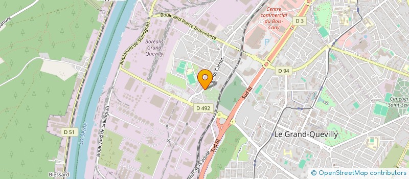 localisation de l'entreprise MULTIVIEWS BTP  LE GRAND-QUEVILLY