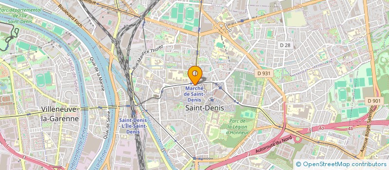 localisation de l'entreprise MULTIVISION à SAINT-DENIS