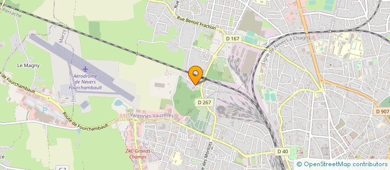 localisation de l'entreprise MULTIVULCA  VARENNES-VAUZELLES