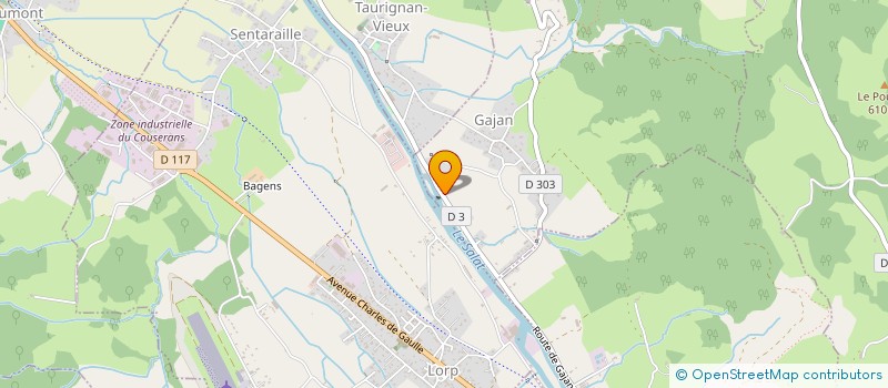 localisation de l'entreprise MULTIWATTS à GAJAN