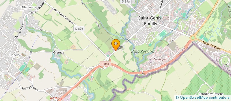 localisation de l'entreprise MULTIZOOM SARL  THOIRY