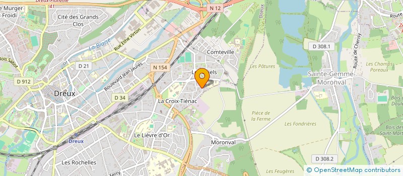 localisation de l'entreprise MULTY TRADE à DREUX