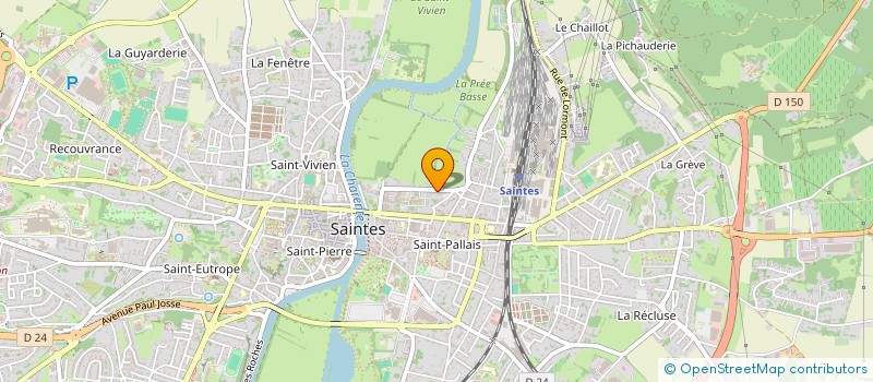 localisation de l'entreprise MULYPAT à SAINTES