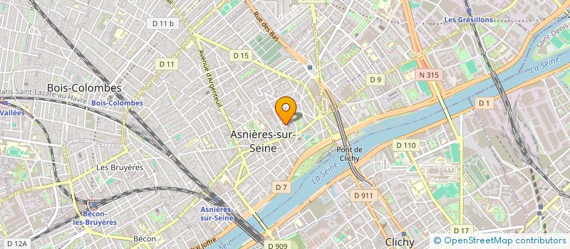 localisation de l'entreprise MUM'ENT  ASNIERES-SUR-SEINE