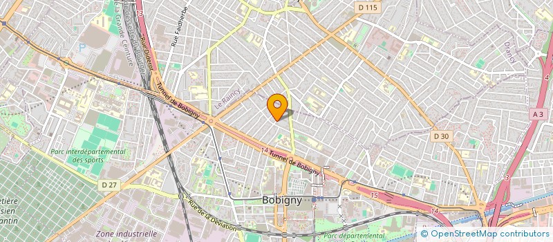 localisation de l'entreprise MUM SUPERMARCHE à BOBIGNY