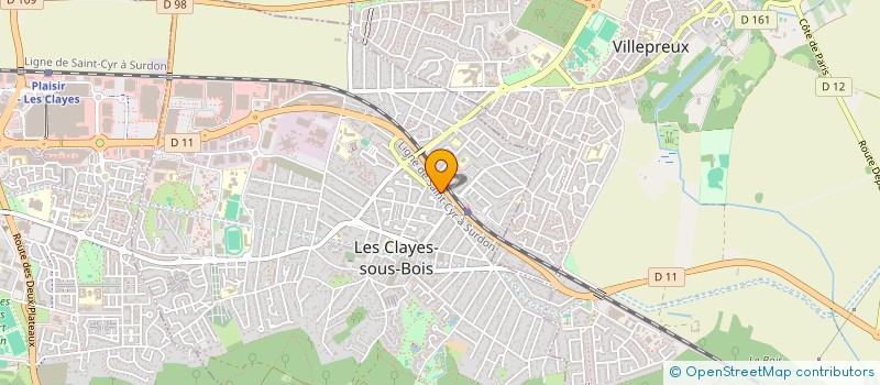 localisation de l'entreprise MUMAY à LES CLAYES-SOUS-BOIS