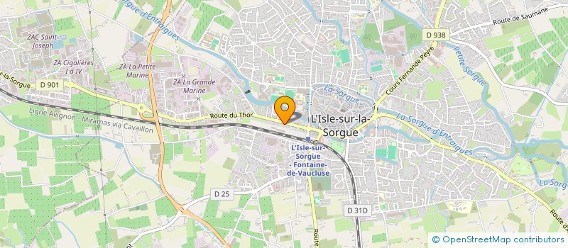 localisation de l'entreprise MUMIAH  L'ISLE-SUR-LA-SORGUE