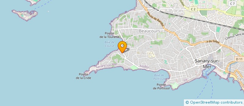 localisation de l'entreprise MUMICO à SANARY-SUR-MER