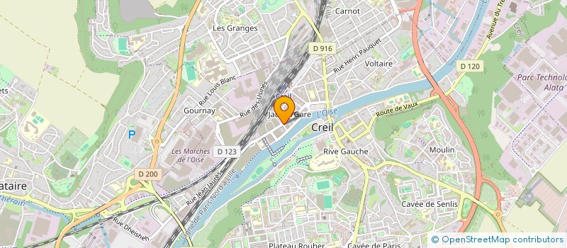 localisation de l'entreprise MUMMY'S KITCHEN  CREIL