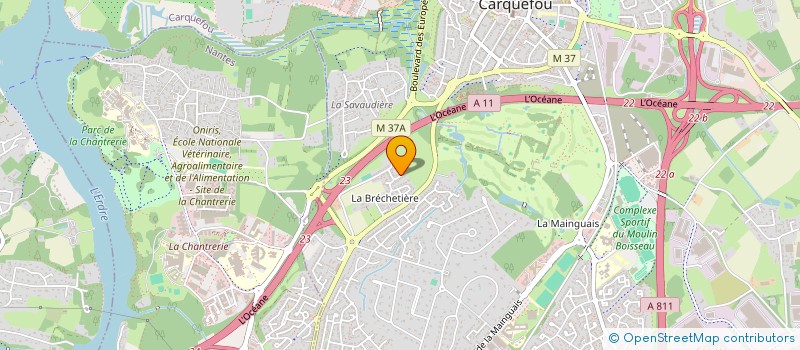 localisation de l'entreprise MUMOAK à CARQUEFOU