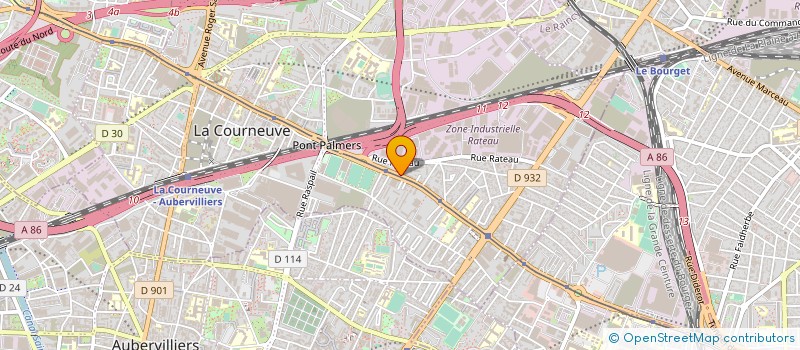 localisation de l'entreprise MUMTAAJ à LA COURNEUVE