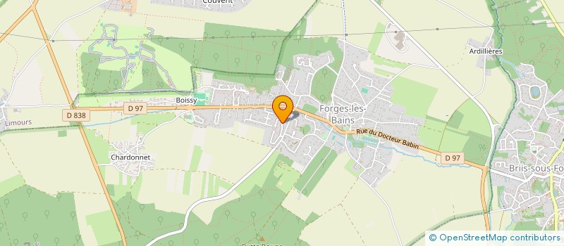 localisation de l'entreprise MUMU ET LES GARDIENS DE LA VIE  FORGES-LES-BAINS