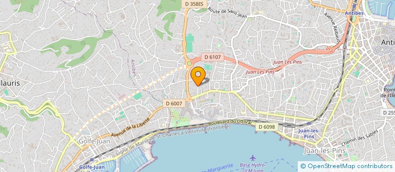 localisation de l'entreprise MUNAC à ANTIBES