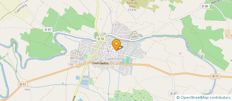 localisation de l'entreprise MUNAR à CAPESTANG