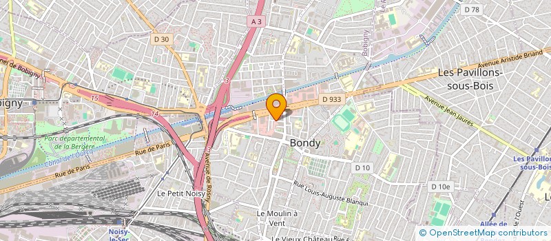 localisation de l'entreprise MUNCH BO & ANTOINE GOMISTRANS à BONDY
