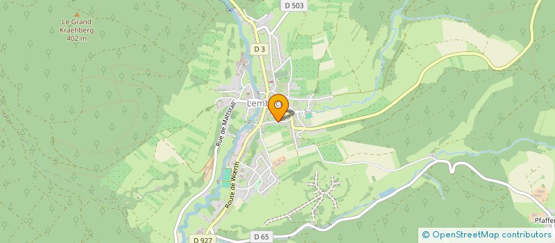 localisation de l'entreprise MUNCH COUVERTURE ZINGUERIE  LEMBACH