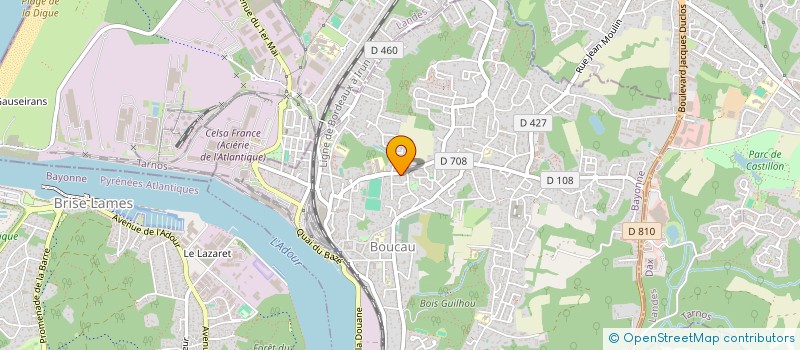 localisation de l'entreprise MUNDACA  BOUCAU