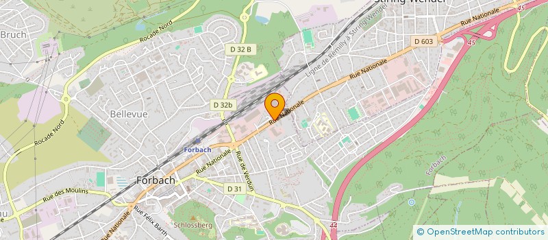 localisation de l'entreprise MUNDER EMAIL EURL à FORBACH