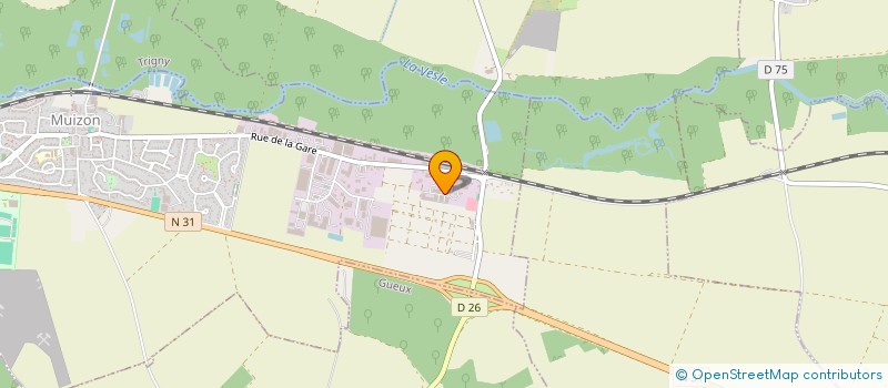 localisation de l'entreprise MUNDIAL CORK FRANCE  MUIZON