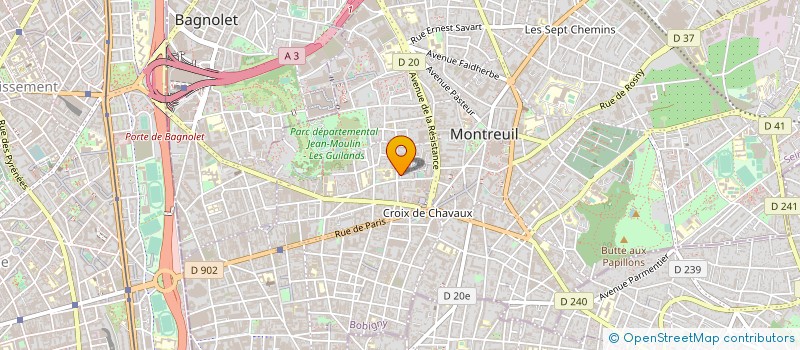 localisation de l'entreprise MUNDIGO à MONTREUIL