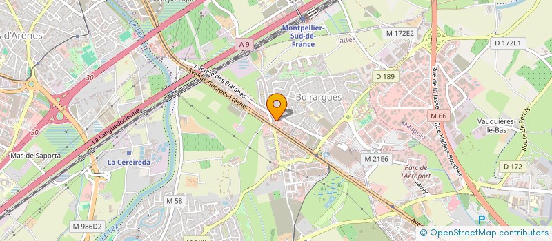 localisation de l'entreprise MUNDO à LATTES