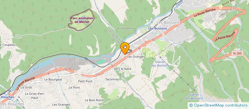 localisation de l'entreprise MUNDO  CHAMONIX-MONT-BLANC